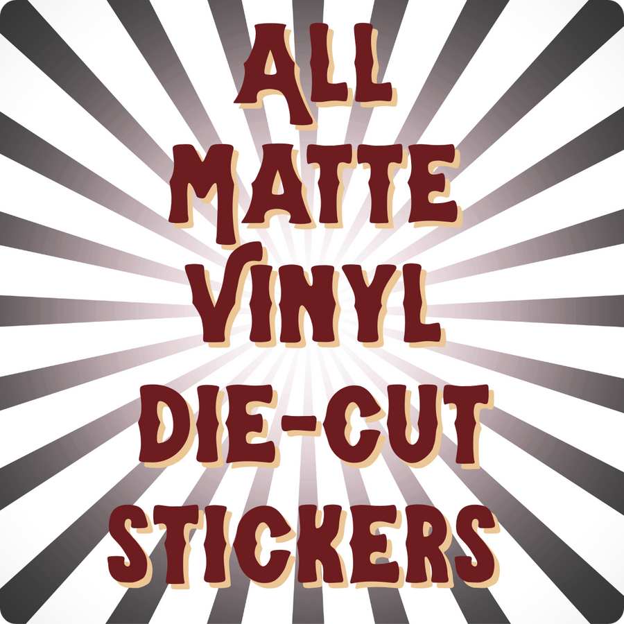 All Matte Vinyl Die-Cut Stickers
