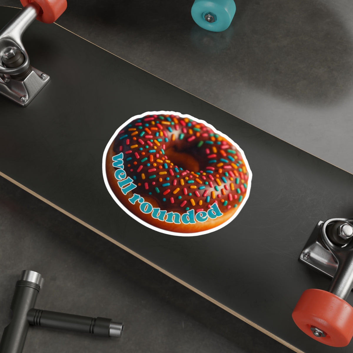 Well Rounded Donut – Die-Cut Sticker | Thick Cut, Thicker Vibes 🍩