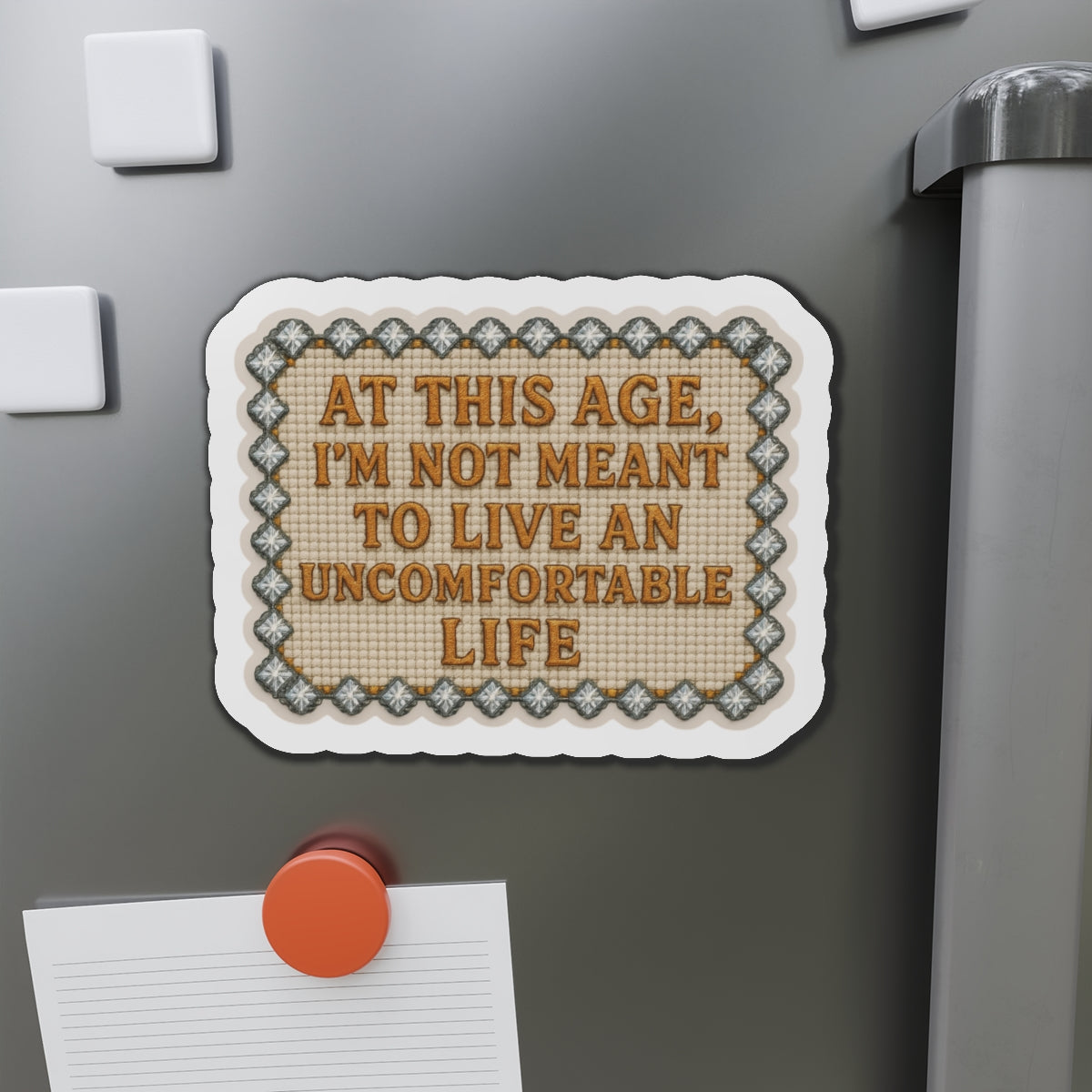 At This Age... – Die‑Cut Magnet for Adults with Sass 🧲