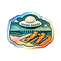 UFO‑ver Easy – Holographic Die‑Cut Sticker 🛸🌈