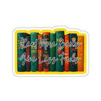 Read More Books, Give Less F*cks – Die‑Cut Sticker for Book Lovers 📚