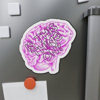 Is This Thing On? Die-Cut Magnet – Brain.exe Has Entered Sleep Mode 🧲