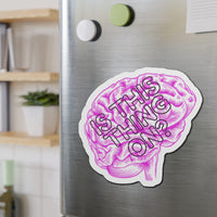 Is This Thing On? Die-Cut Magnet – Brain.exe Has Entered Sleep Mode 🧲