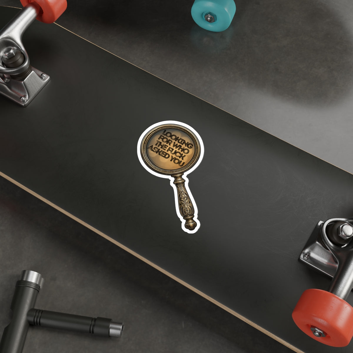 Looking for Who the F*ck Asked You – Die-Cut Vinyl Sticker | Vintage Sass, Maximum Disrespect 🔍